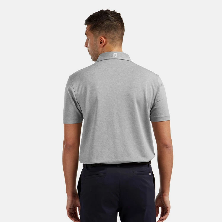 FootJoy Stretch Pique Solid Golf Polo Shirt 6 FootJoy Stretch Pique Solid Golf Polo Shirt - Image 6