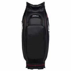 Titleist Jet Black Golf Tour Staff Bag 8 Titleist Jet Black Golf Tour Staff Bag -Golf Clothing Shop jetblackstafftourbagblackred3