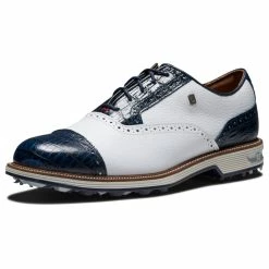 FootJoy Premiere Series Tarlow 53904 Golf Shoes -Golf Clothing Shop premierseriestarlowshoeswhitenavy5