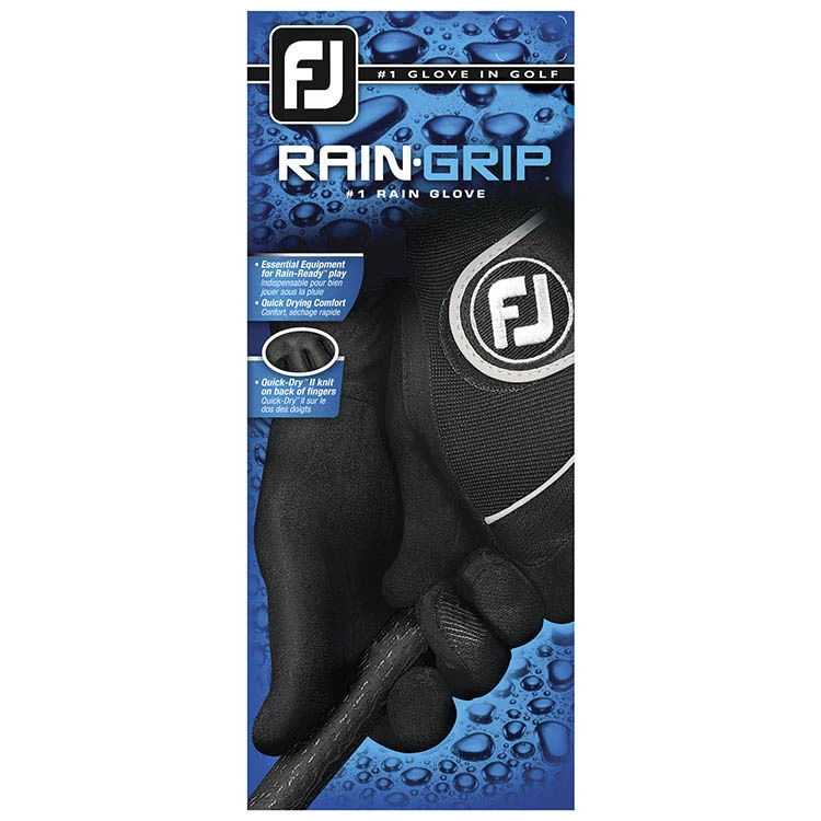 FootJoy Rain Grip Golf Gloves (Pair Pack) 2 FootJoy Rain Grip Golf Gloves (Pair Pack) - Image 2