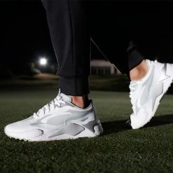 Puma RS-G Golf Shoes -Golf Clothing Shop rsggolfshoeswhitequietshadequarry3