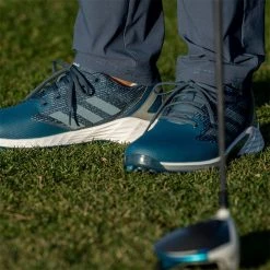 Adidas ZG21 Motion Golf Shoes -Golf Clothing Shop zg21motionshoescrewnavywhitesonicaqua8